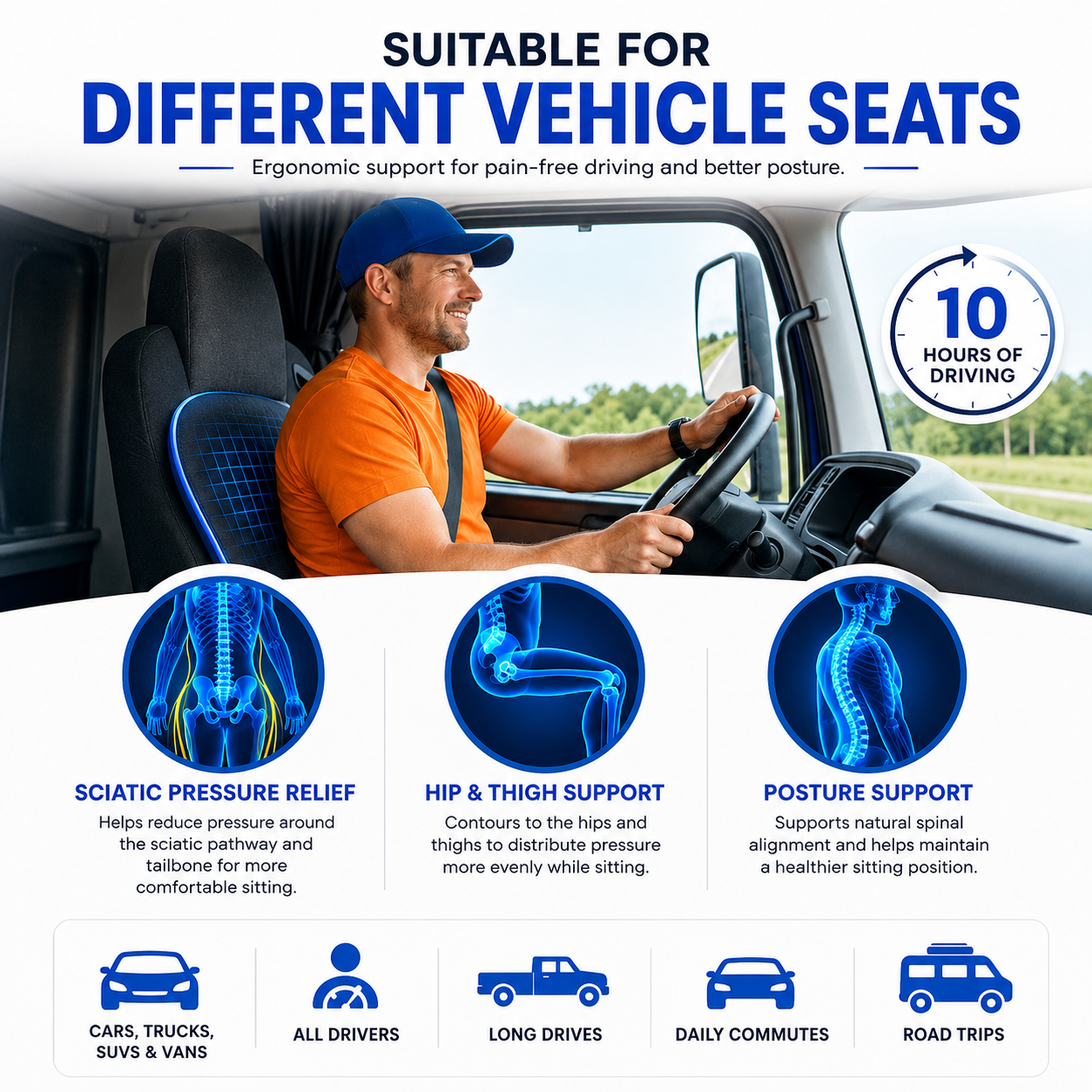 ROVECK AlignCore™ – Ergonomic Seat Support
