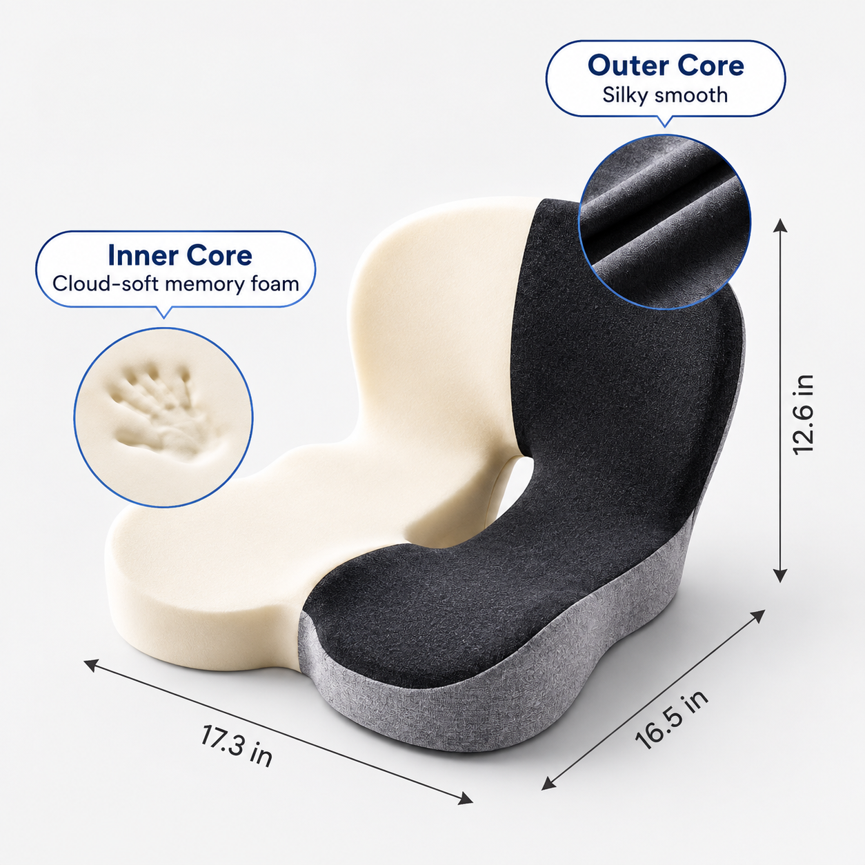 ROVECK AlignCore™ – Ergonomic Seat Support
